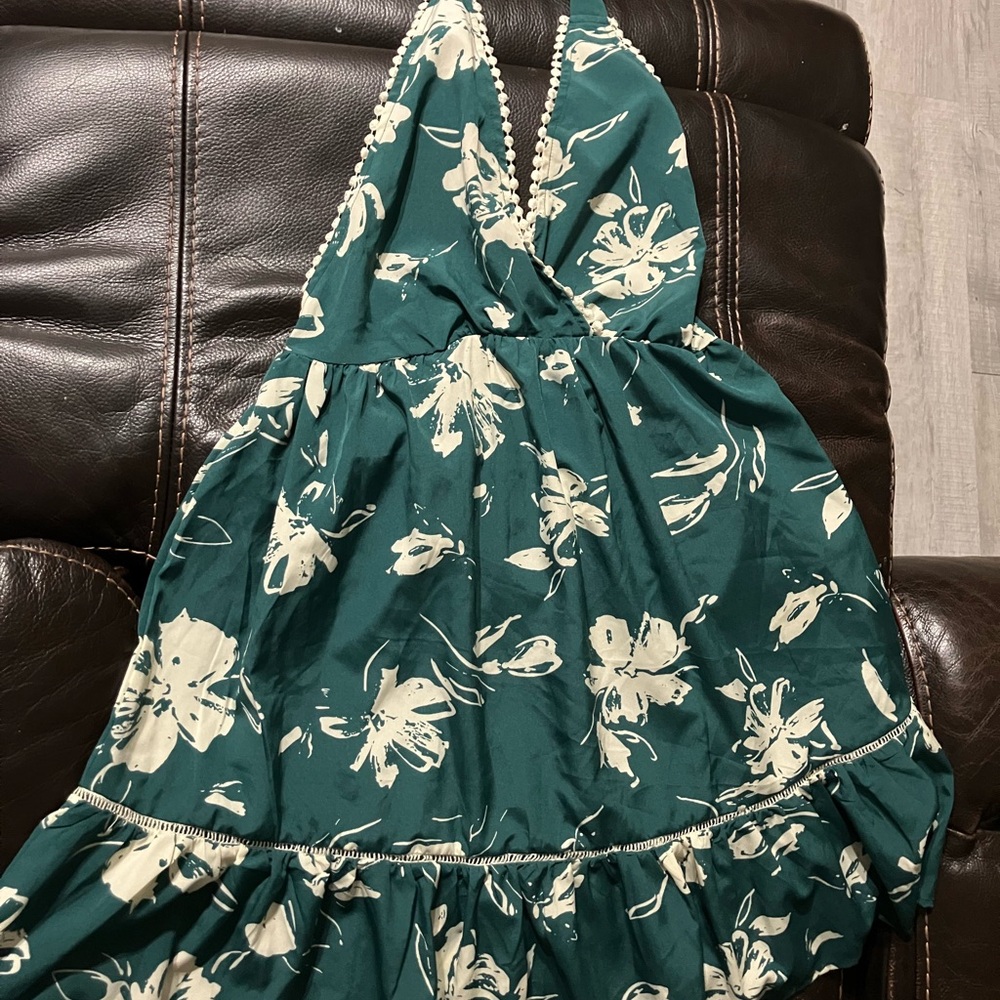 Floral Halter Dress